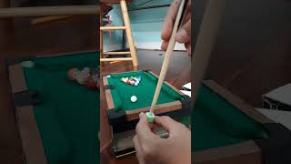 Cardboard mini pool table