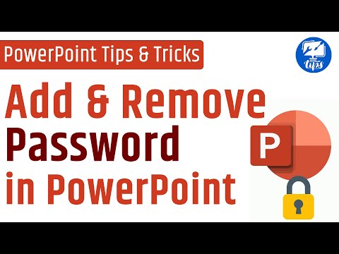 How to Protect and Unprotect PowerPoint Presentation | Add and remove password in powerpoint