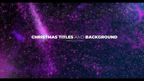 Colorful Christmas 2024 Opener with Particles | After Effects template - Envato elements