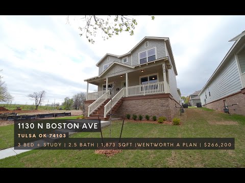 1130 N Boston Ave, Tulsa, OK home video tour