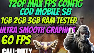 720P Smooth Max Fps Config for Cod mobile || Call of Duty || Lag Fix🔥 screenshot 3