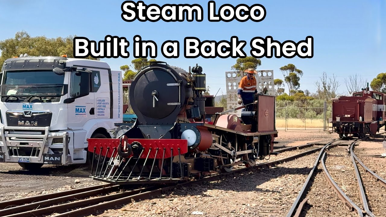 New Build Steam Locomotive Moved to Pichi Richi Railway