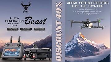 New ZLL SG909 Drone 4K Camera 3-Axis Gimbal WIFI Obstacle Avoidance Touch Screen FPV Brushless EIS