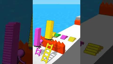 Ladder Race ✨✨❤️❤️#short 3D Games HD Games #MobileGame #OpGameplay (Android & IOS) #shorts #short