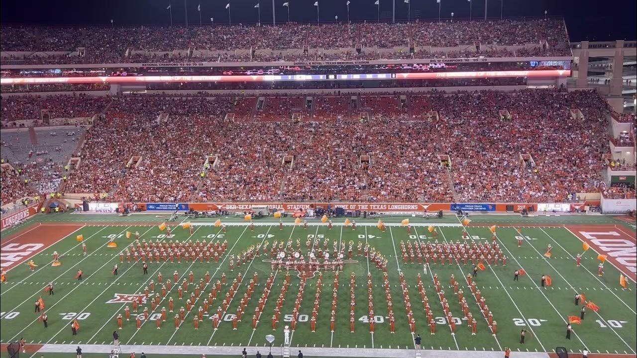 September 17, 2022 The University of Texas Longhorn Band halftime show