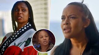 Chantel ACCUSES Jennifer of Stirring the Pot in Jackie Feud - Basketball Wives S12E1