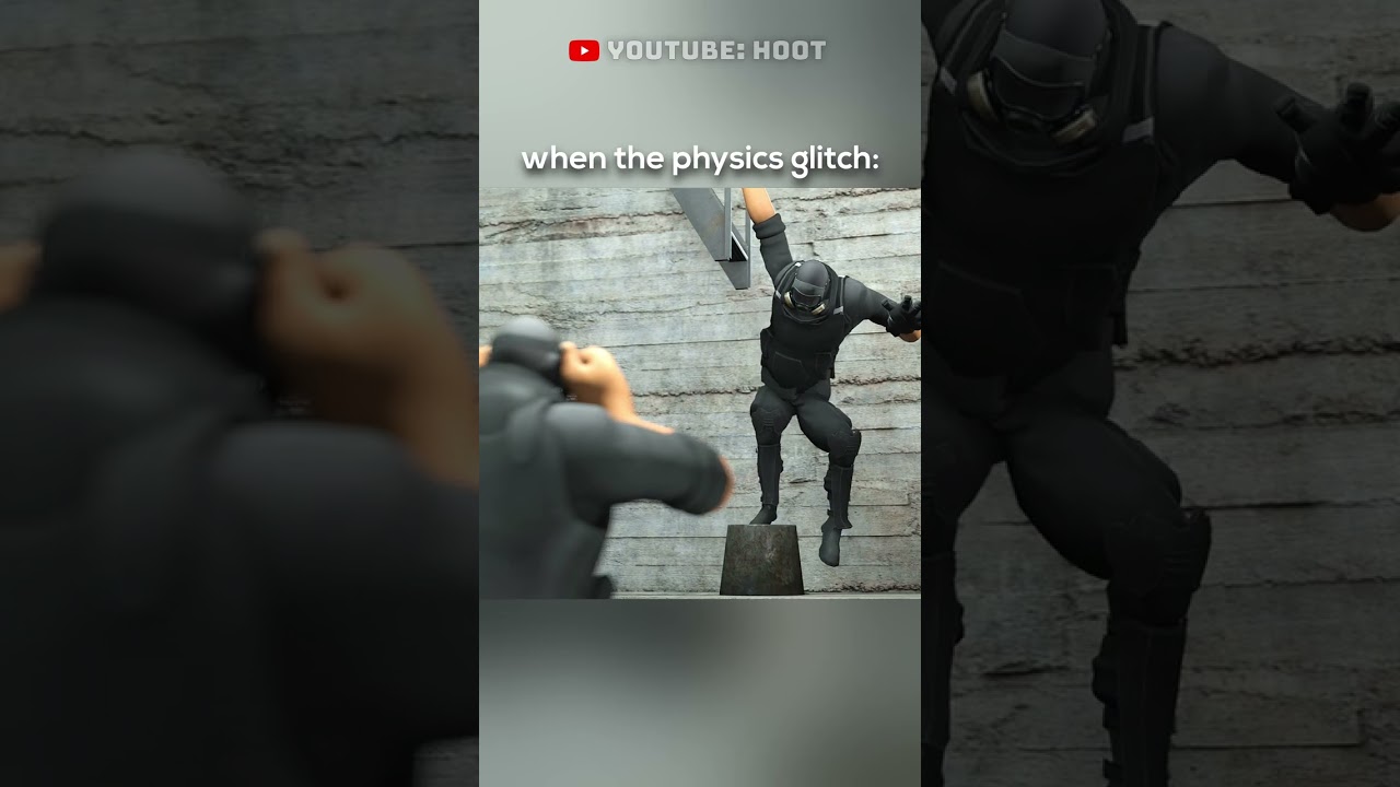 When the physics in a game glitch out
