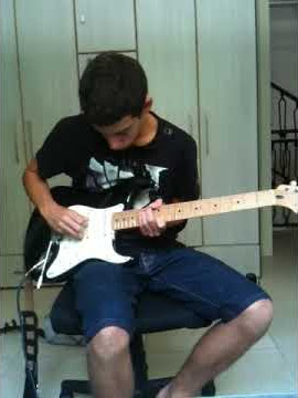 Spongebob theme song on guitar