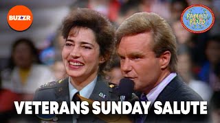 Family Feud | 1991 Armed Forces Special! We SALUTE YOU! | BUZZR