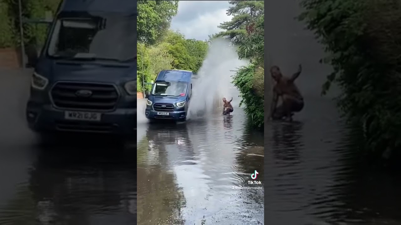 Puddle surfing urban barrels