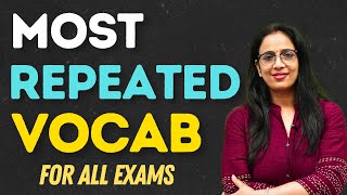 Most Repeated Vocab For All Exams  1 | Syno & Anto | SSC GD, CGL, CHSL, MTS, DSSB | By Rani Ma'am