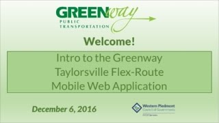Greenway Taylorsville Flex-Route WebApp Tutorial screenshot 5
