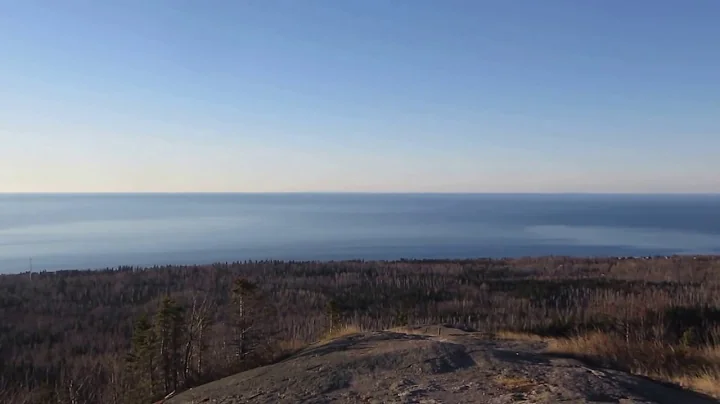 Lake Superior from the top of Carlton Peak