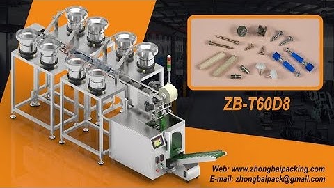Furniture Fittings Sorting Bagging Machine Auto Counter Bagger
