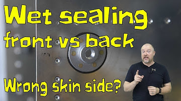 RV-10 Wings - 053 - Wetsealing front vs back, and what if you dimpled the wrong side of a skin?