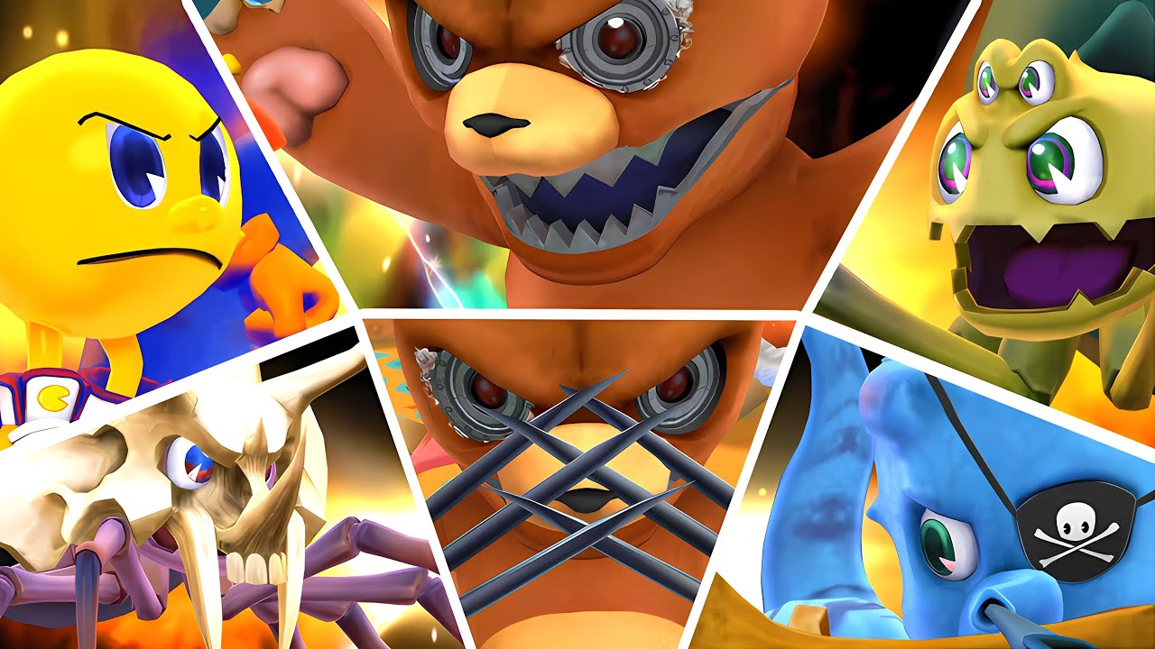 Pac-Man Party All Bosses (Wii, 3DS)