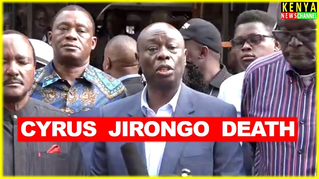 'HII KIFO INA MASWALI MINGI' Gachagua on Cyrus Jirongo Death after Car ...