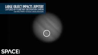 Asteroid caught on camera hitting Jupiter in Oct 2021