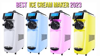 New 1150W Desktop Small Soft Ice Cream Maker Making Machine Single Flavor Ice Cream Machine screenshot 5