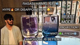 RASASI HAWAS ICE VS RASASI HAWAS. HONEST REVIEW