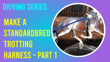 How to Make a Model Horse Harness for Harness Racing - The Saddle Part 1, Breyer Horses
