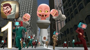 Toilet Monster: Hide N Seek Gameplay Walkthrough Part 1 (ios,Android)