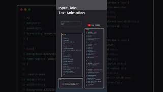 Text Animation in css || Input field text Animation #shorts #viral screenshot 1