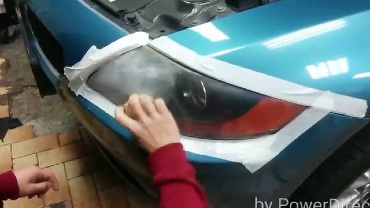Diy How To Restore Headlights Bmw Z4 Using 3m Restoration Kit Youtube