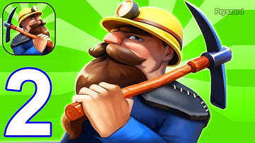 Mine & Slash - Gameplay Walkthrough Part 2 Tutorial Full First Mine & Boss Fight (iOS, Android)