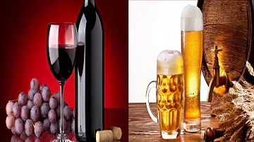 ¿Es mejor beber vino o cerveza?