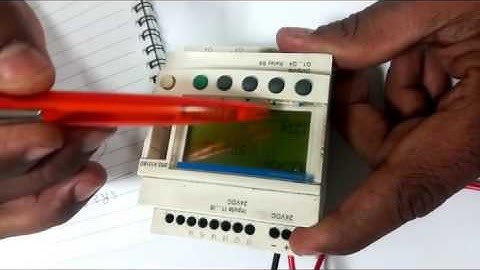 Schneider Electrical make zelio PLC programme method