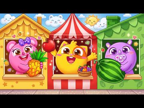 Build a Giant Colored Dollhouse for Kids | Funny Songs For Babies by Toddler Zoo Yay!