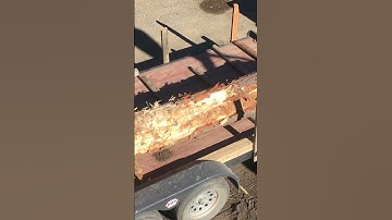 The Secret to How YOU can Unload a Log that is WAY Too Heavy for your Tractor! #shorts