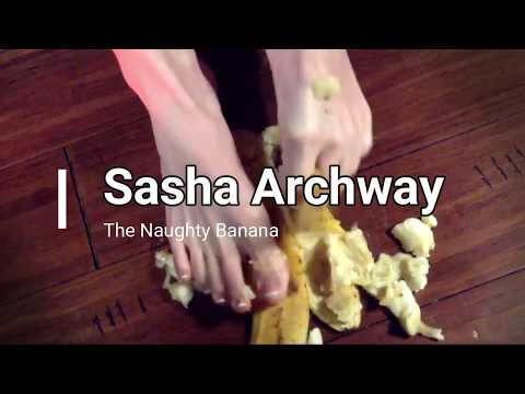 The Naughty Banana - Foot Crush Fetish