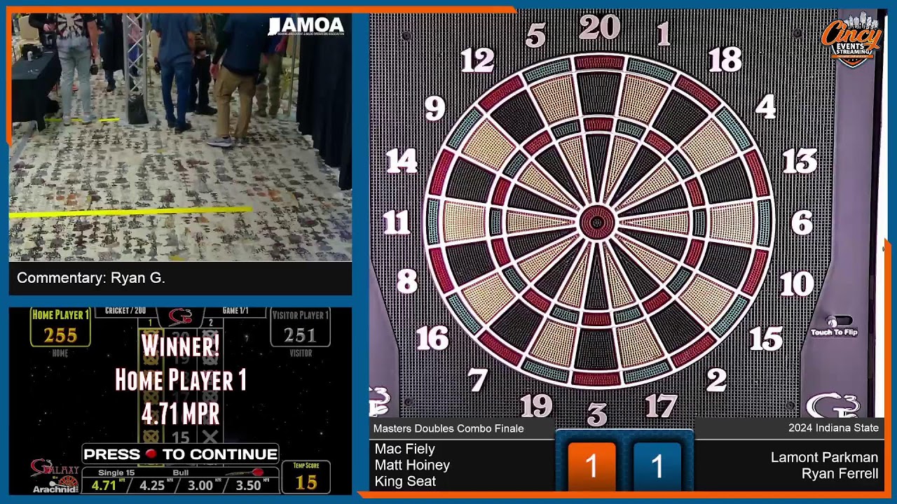 2025 Indiana State Dart Tournament YouTube