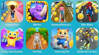 Kooply Run, Rhinbo, SubwayPrincess, Bike Blast, Crazy Bob Runner, Pet Run, Running Pet, Battle Run & screenshot 3