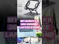 Coolest 360° Laptop & iPad Stand | Portronics K9 #laptopstand #ipadstand  #tabletstand #shorts