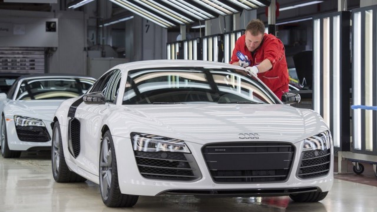Audi R8 production - YouTube