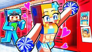 Cheerleader Crystal Has a Crush on Me in Minecraft!