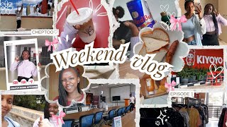 Living alone diaries🌼: "realistic" weekend vlog🎀 (content creator event, Thrifting, Business etc)