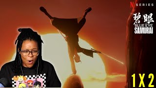 Blue Eye Samurai 1x2 REACTION! | An Unexpected (MIZU GOT INTO HER) ELEMENT!