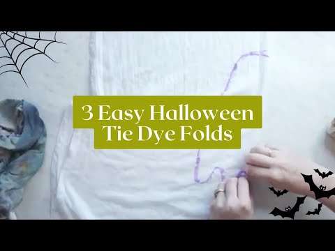 Simple Halloween Tie Dye Ideas for Beginners