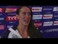 50m Back European title for Davies