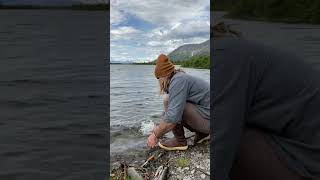 Cleaning Grayling | Alaska #fishing #fishingvideo #fisherman