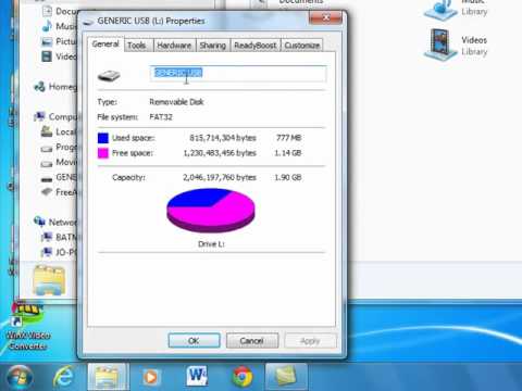 How to change your USB stick's name