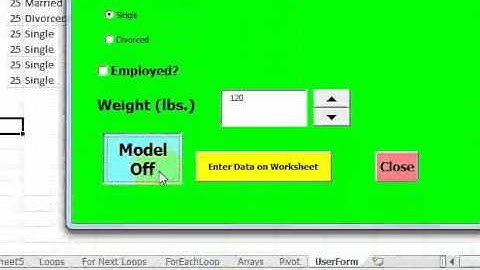 Lesson 32.7 Toggle Button in VBA