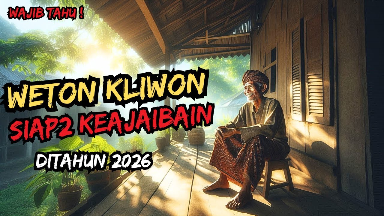 TERNYATA BEGINI WETON KLIWON DI TAHUN 2026:ANDA WAJIB TAHU!