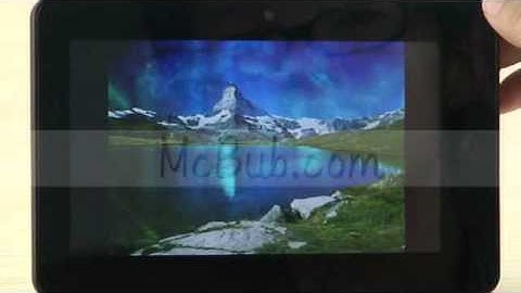 McBub - XEON SAMSUNG S5PV210 Android 2.3 Tablet PC