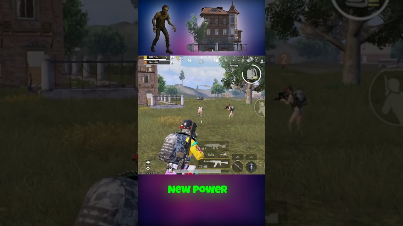 New Zombie Power in BGMI   Latest Update Gameplay 2025 ⚡