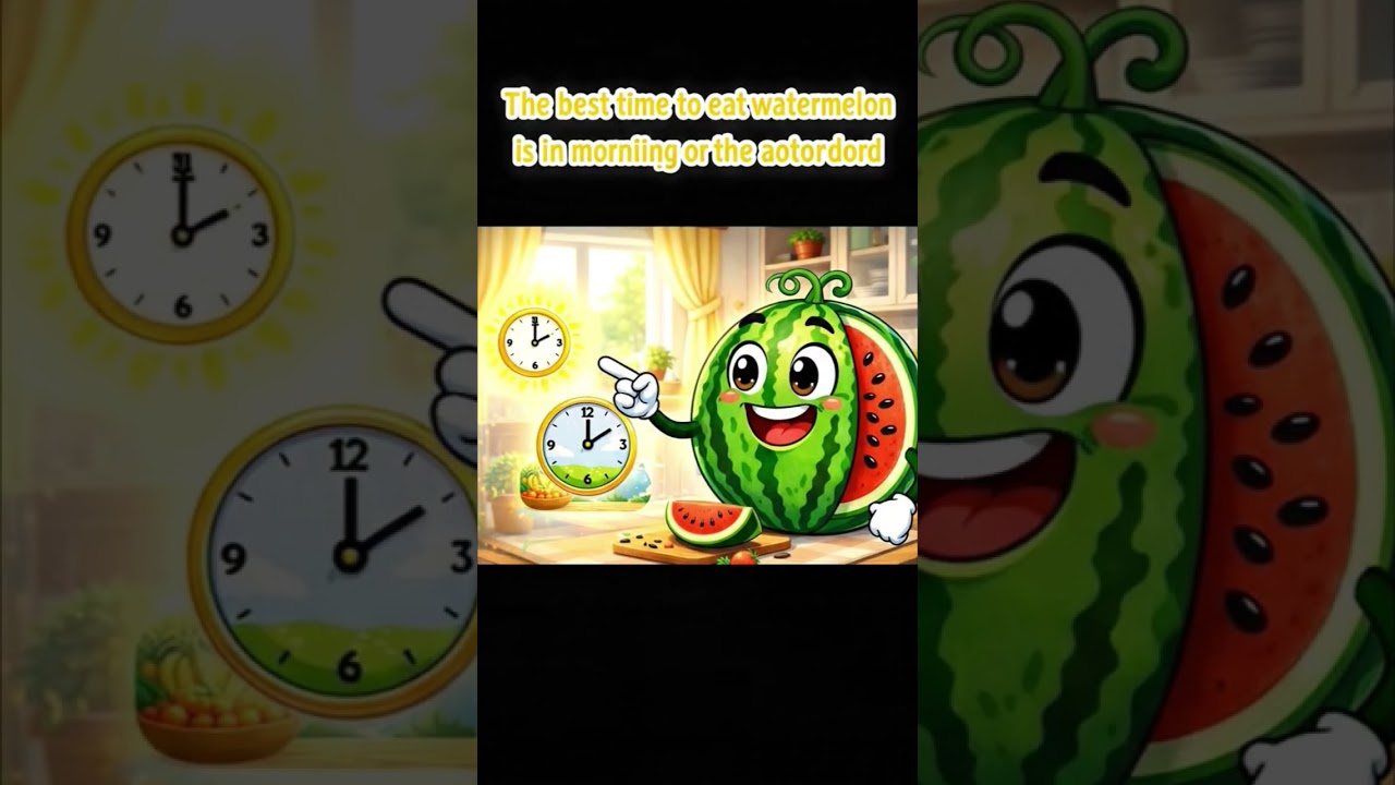 Right Time to Eat Watermelon 🍉 | Stay Cool & Healthy